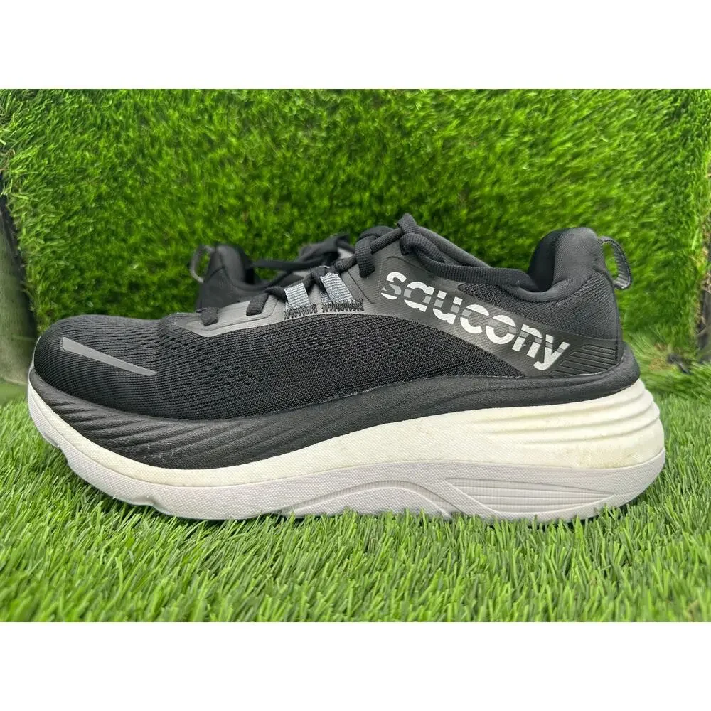Saucony Hurricane 24 S10933-100 Athletic Sneaker Women's 7.5 Black Mesh Running